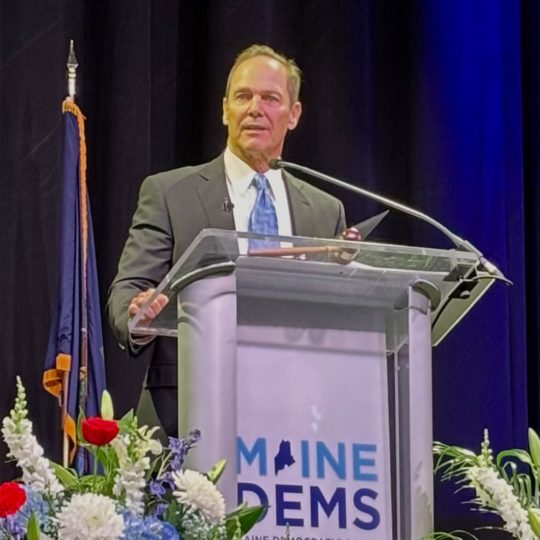 David Costello at Maine Dems event